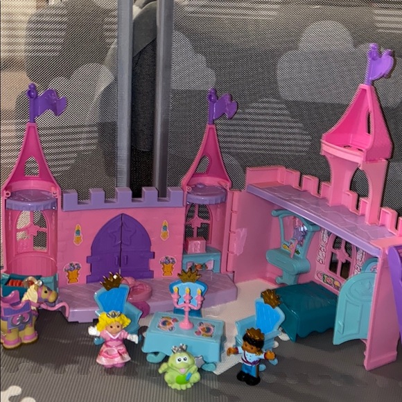 fisher price castle pink